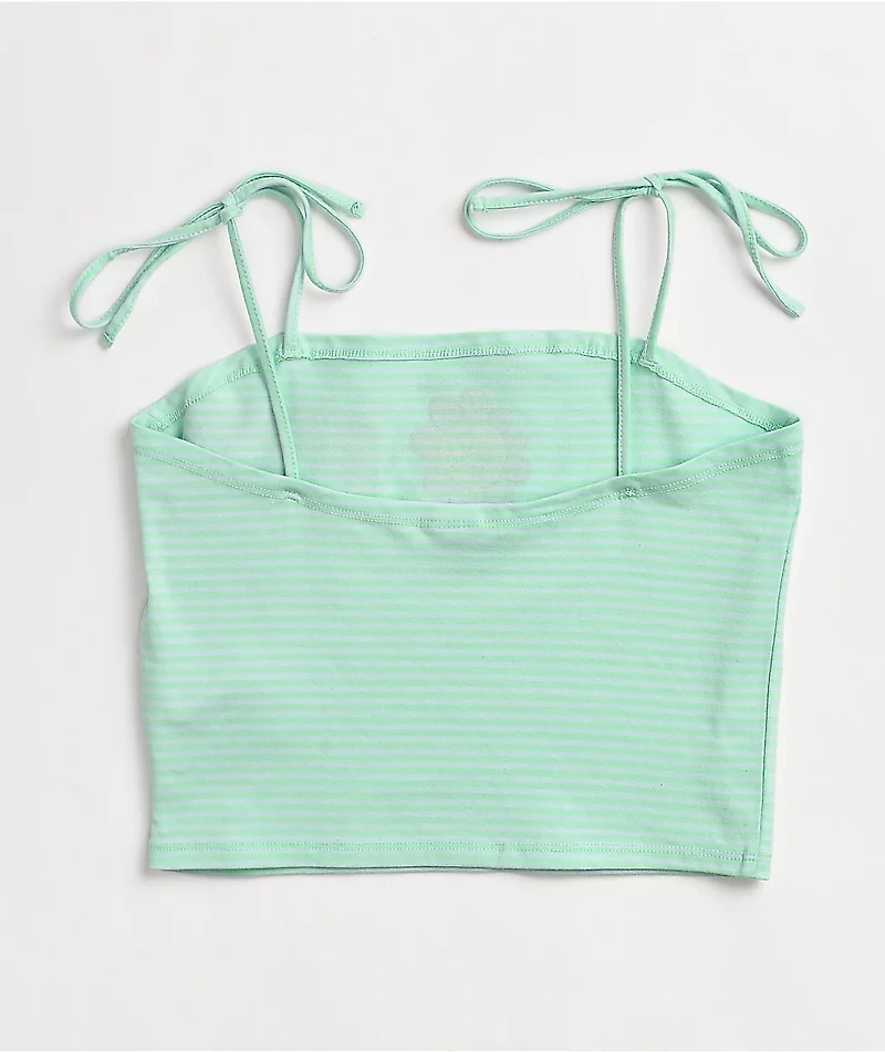 JV by Jac Vanek Feelings Blue Crop Tank Top