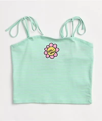 JV by Jac Vanek Feelings Blue Crop Tank Top