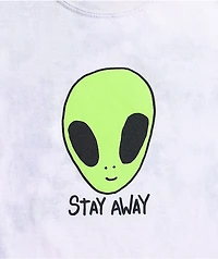 JV by Jac Vanek Stay Away Purple Tie Dye T-Shirt