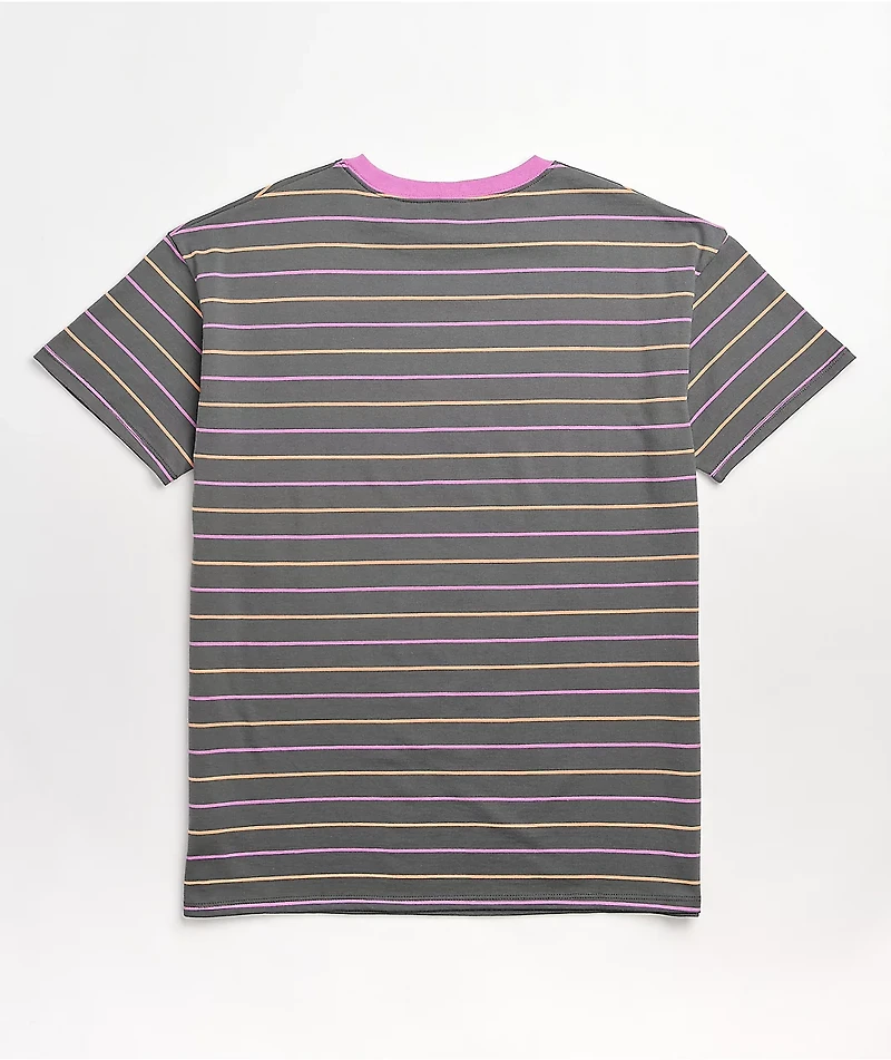 JV by Jac Vanek Vibin' & Thrivin' Multicolor Stripe T-Shirt