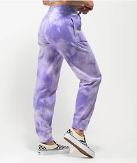 JV by Jac Vanek Wasted Purple Tie Dye Sweatpants