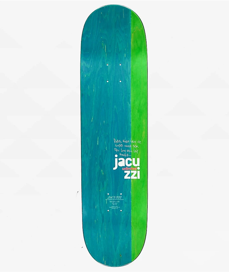 Jacuzzi Flavor Logo 8.5" Skateboard Deck