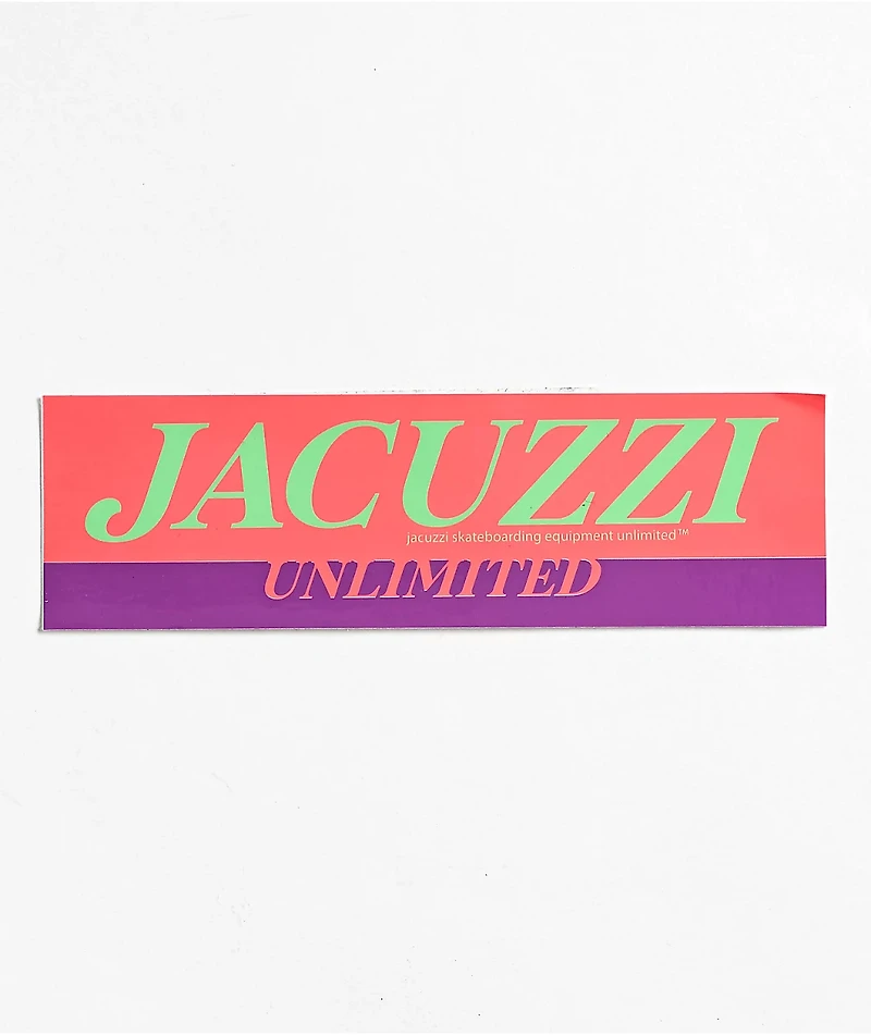 Jacuzzi Flavor Logo Sticker