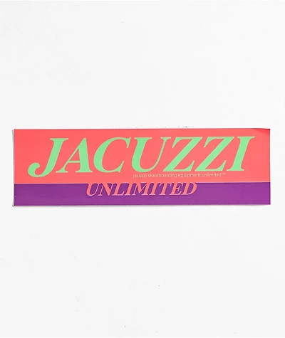 Jacuzzi Flavor Logo Sticker