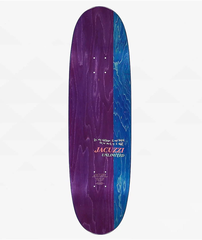 Jacuzzi Lawn Fire Pilz 9.125" Skateboard Deck