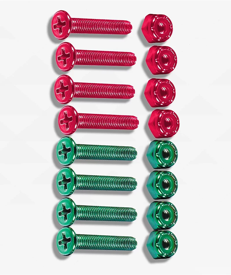 Jacuzzi New Wave Salmon & Mint 1" Skateboard Hardware