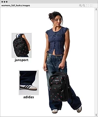 Jansport Big Plans Embroidered Cherry Black Backpack