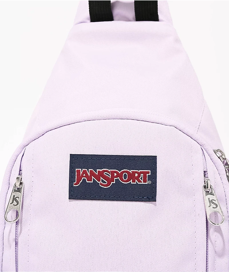 Jansport Move Sling Pastel Lilac Crossbody Bag