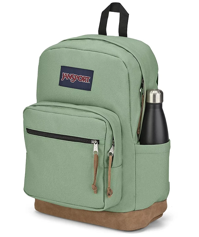 jansport right pack blue spruce Front utility pocket with organiser and front zippered stash pocket creates quick JanSport Right Pack Backpack -