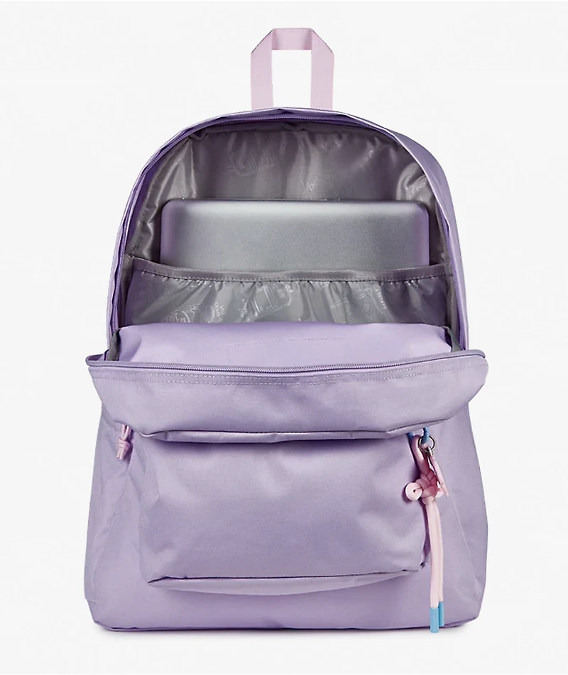 Jansport Superbreak Plus Charmed Lilac Backpack