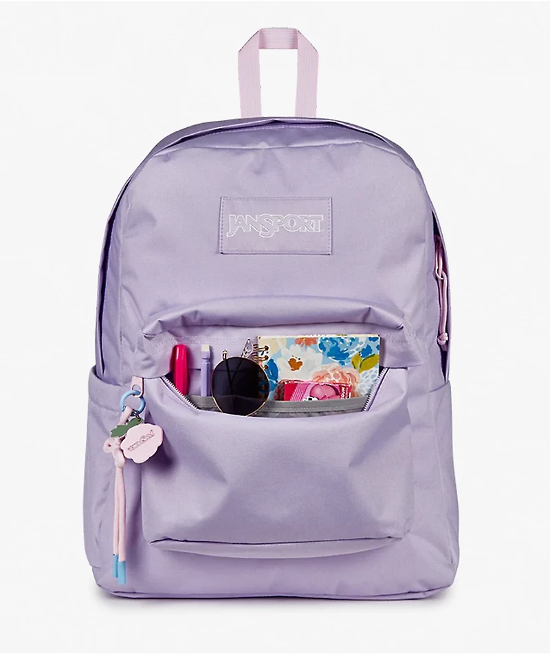 Jansport Superbreak Plus Charmed Lilac Backpack