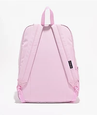 Jansport Superbreak Plus Embroidered Bows Pink Backpack