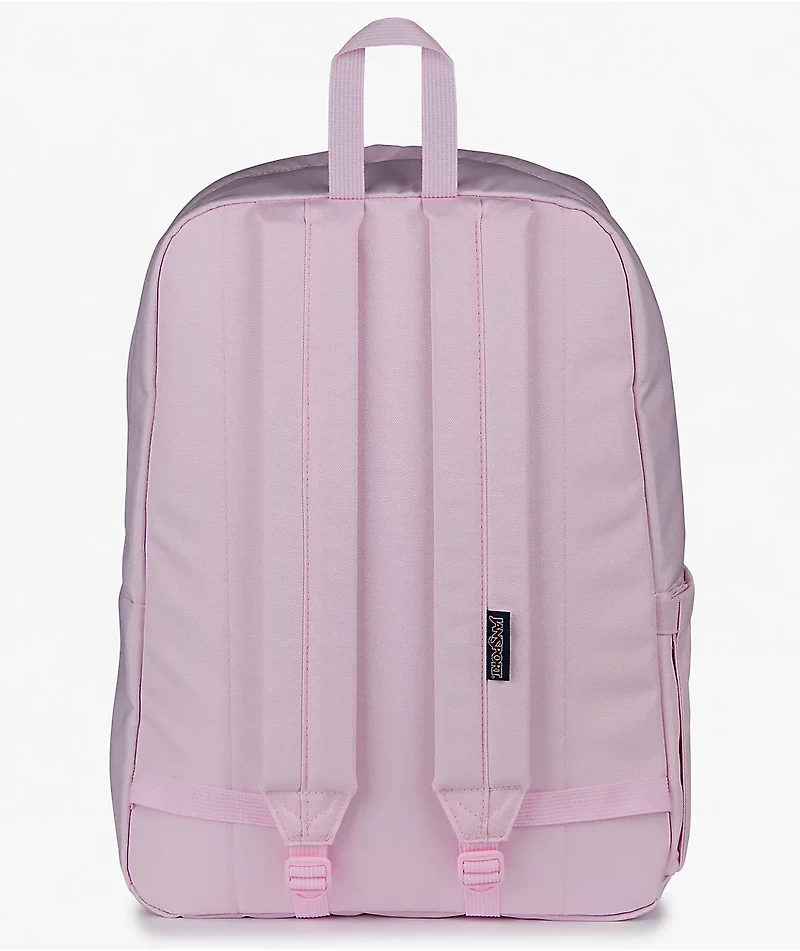 Jansport Superbreak Plus Embroidered Cherry Pink Backpack