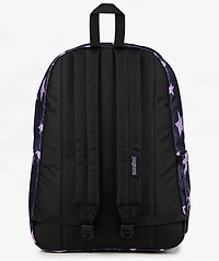Jansport Superbreak Plus Sprayed Stars Pastel Lilac Backpack