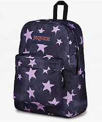 Jansport Superbreak Plus Sprayed Stars Pastel Lilac Backpack