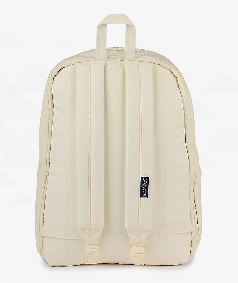 Jansport Superbreak Plus Surreal Corduroy Coconut Backpack