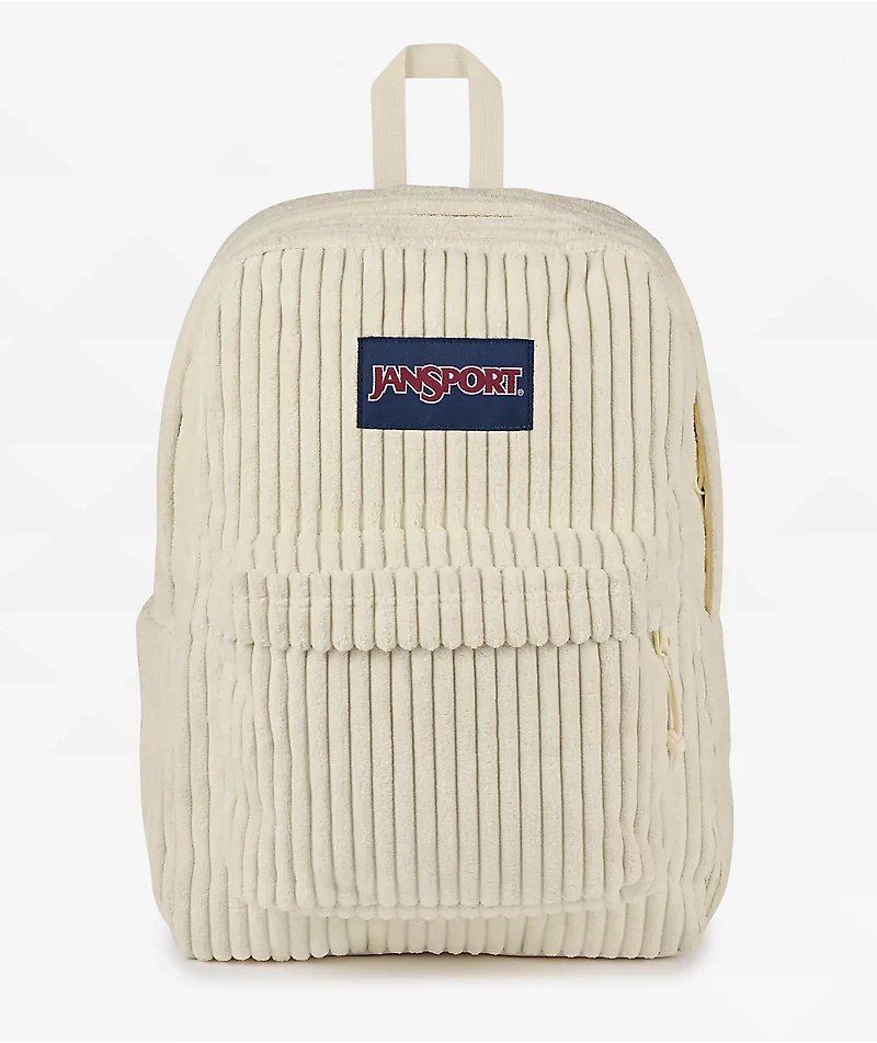 Jansport Superbreak Plus Surreal Corduroy Coconut Backpack