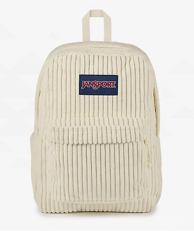 Jansport Superbreak Plus Surreal Corduroy Coconut Backpack