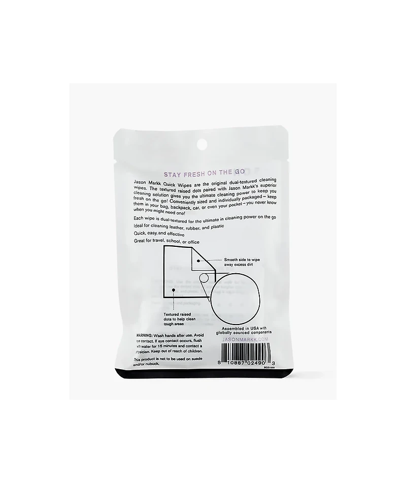 Jason Markk Quick 3 Pack Shoe Cleaning Wipes