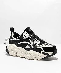 Javi Alluring Black & White Shoes