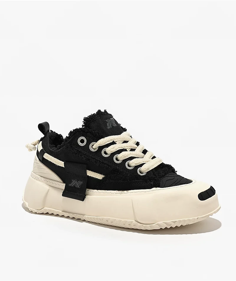 Javi Elevate Black & White Shoes