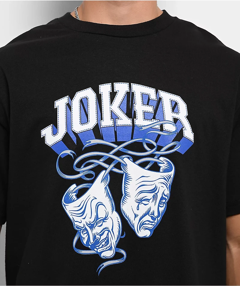 Joker Laugh Now Cry Later Black T-Shirt