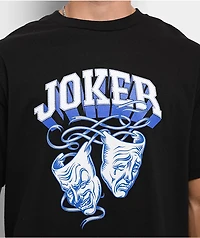 Joker Laugh Now Cry Later Black T-Shirt
