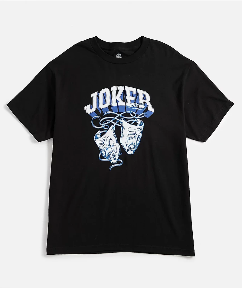 Joker Laugh Now Cry Later Black T-Shirt