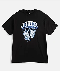 Joker Laugh Now Cry Later Black T-Shirt