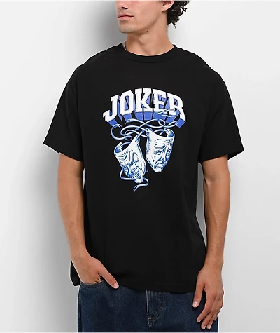 Joker Laugh Now Cry Later Black T-Shirt
