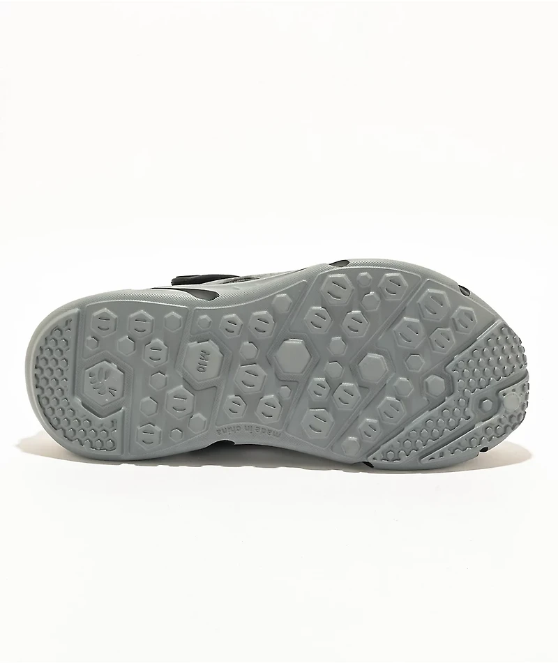 Joybees Trekking Grey & Black Acid Clog Sandals