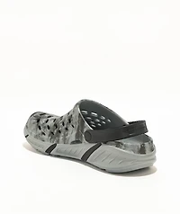 Joybees Trekking Grey & Black Acid Clog Sandals