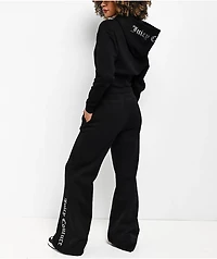 Juicy Couture Corset Licorice Crop Zip Hoodie