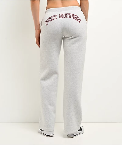 Juicy Couture Drawstring Light Heather Grey Sweatpants