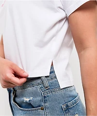 Juicy Couture Extra Juicy White Crop T-Shirt
