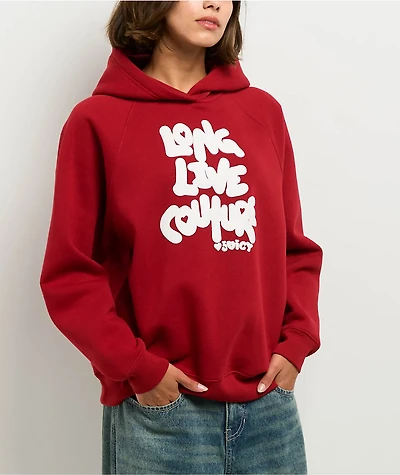 Juicy Couture Long Live Red Hoodie