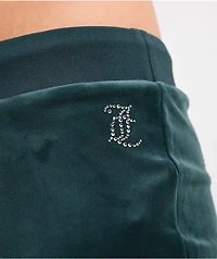 Juicy Couture OG Big Bling Junebug Velour Track Pants