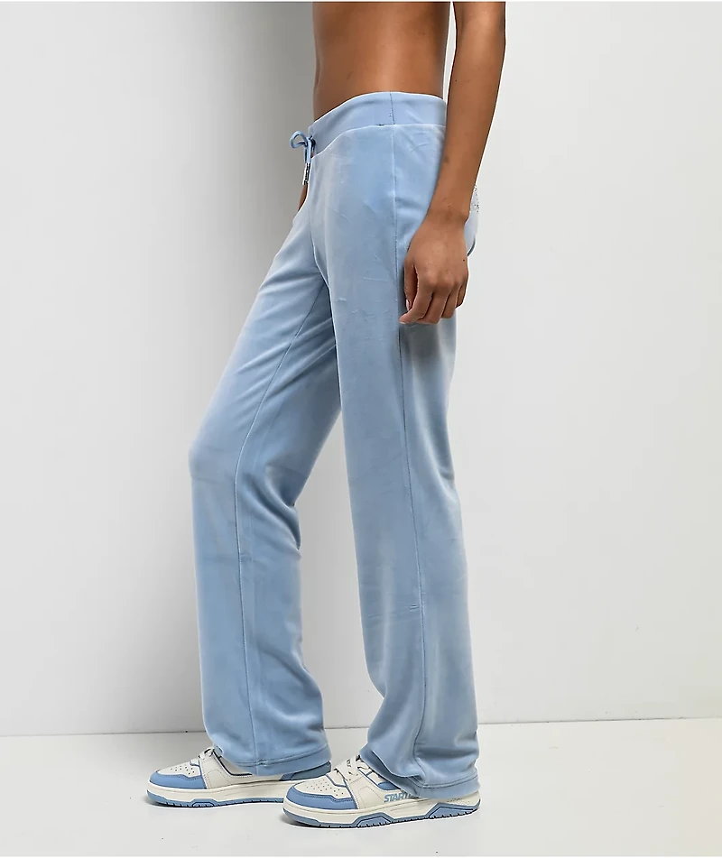 Juicy Couture OG Bling Frosted Velour Track Pants
