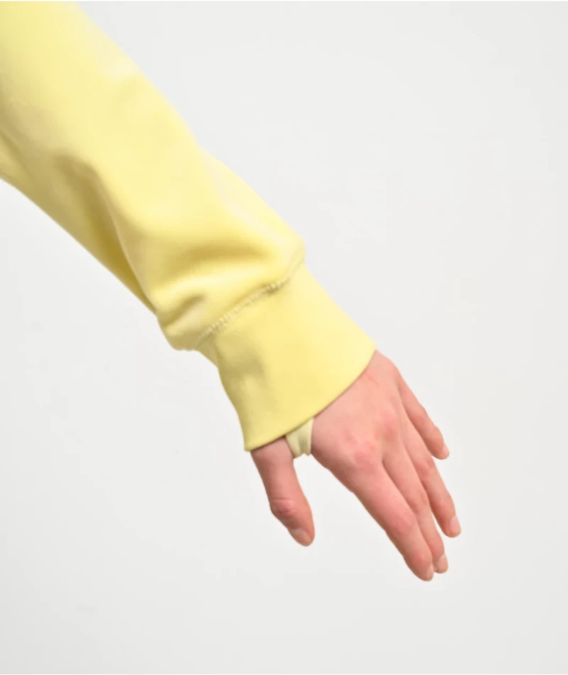 Juicy Couture OG Bling Yellow Iris Velour Zip Hoodie