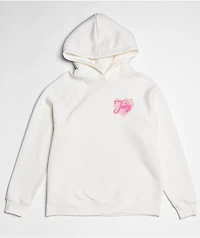 Juicy Couture Puff Print Cream Hoodie