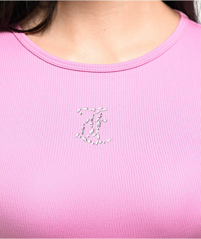 Juicy Couture Seamless Fanciful Crop T-Shirt