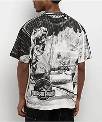 Jurassic Park Flare White T-Shirt