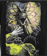 Jurassic Park Venomous Black Wash T-Shirt
