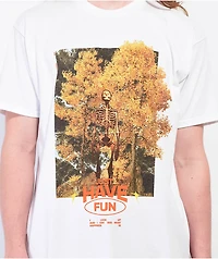 Just Have Fun Always Look Up White T-Shirt