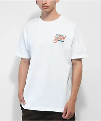 Just Have Fun Global Retro White T-Shirt