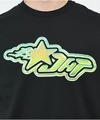 Just Have Fun Shooting Stars Black T-Shirt