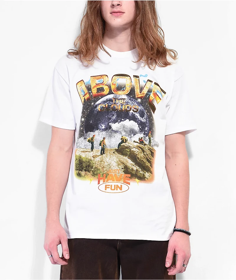 Just Have Fun Sky High White T-Shirt
