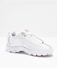 K-Swiss ST329 CMF White & Pink Shoes
