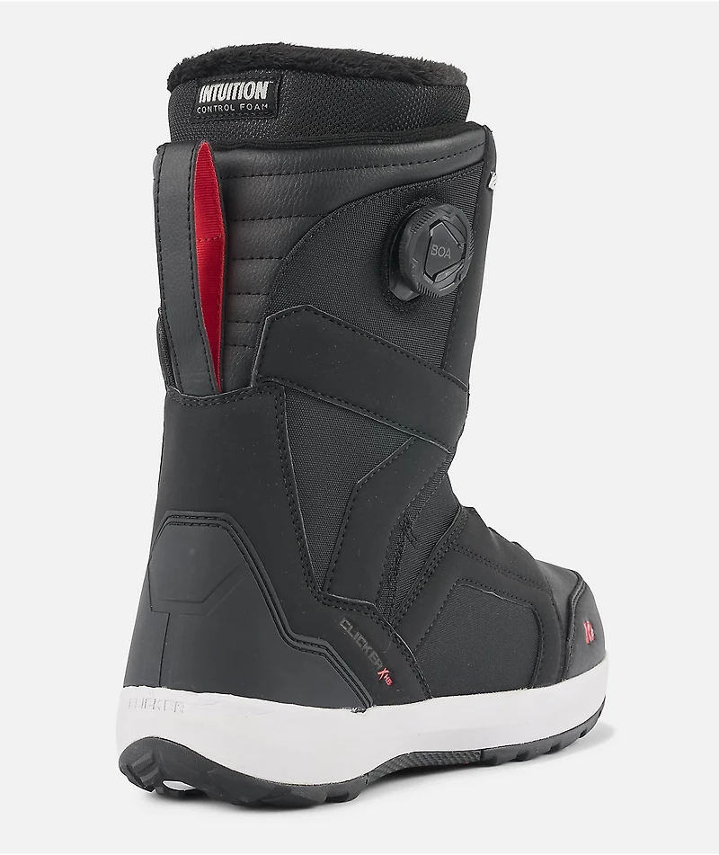 K2 Boundary Clicker Black Snowboard Boots 2024