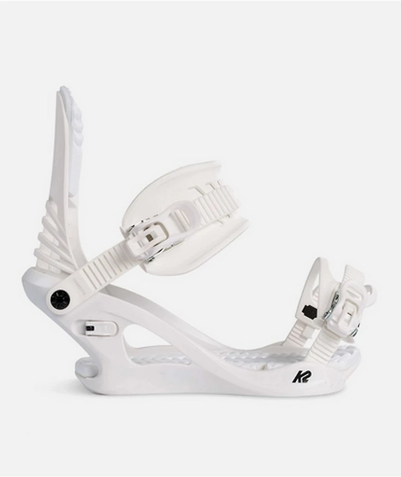 K2 Cassette White Snowboard Bindings